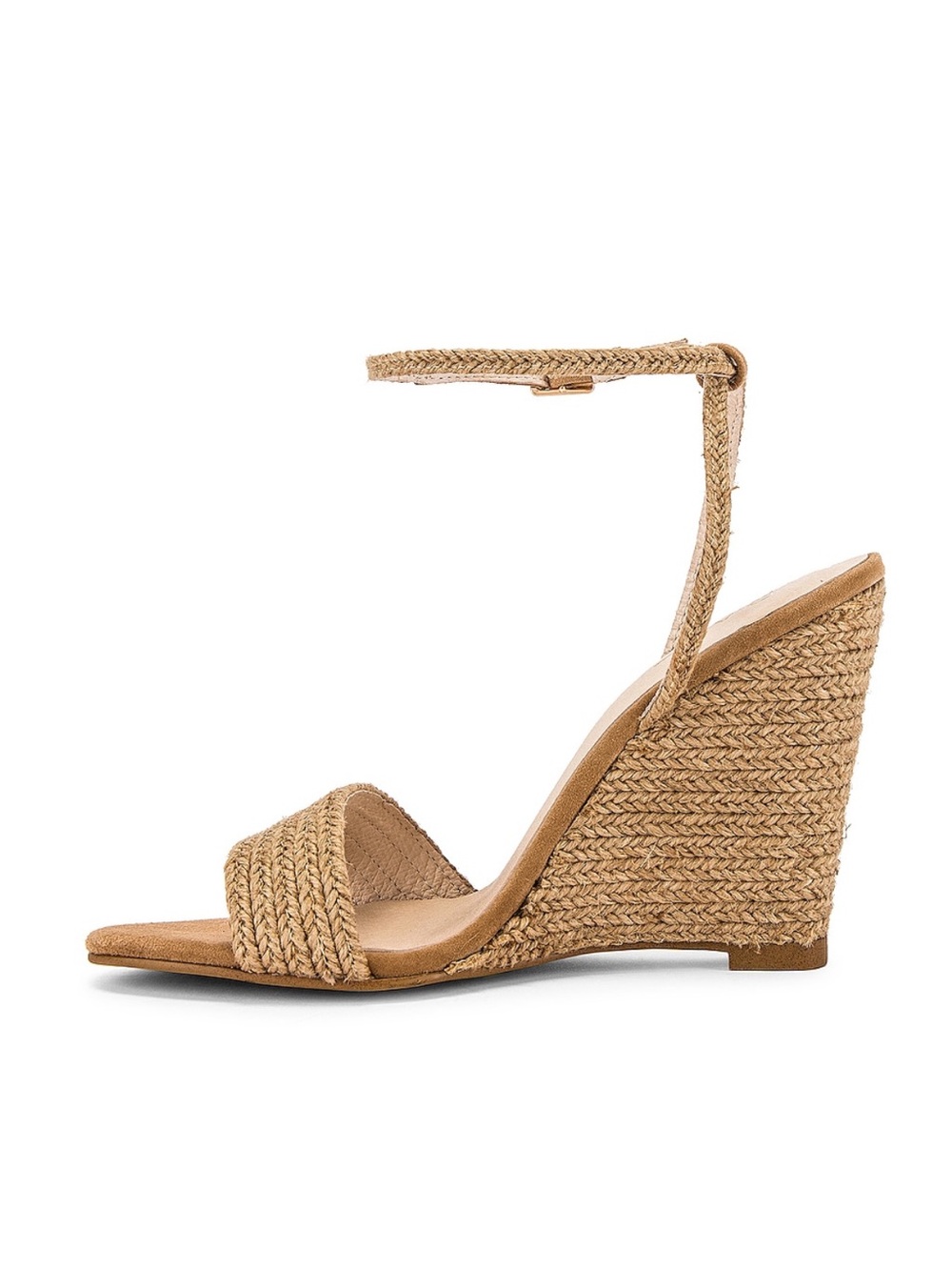 RAYE Beige Braided Wedge Sandals - Picture 5 of 5